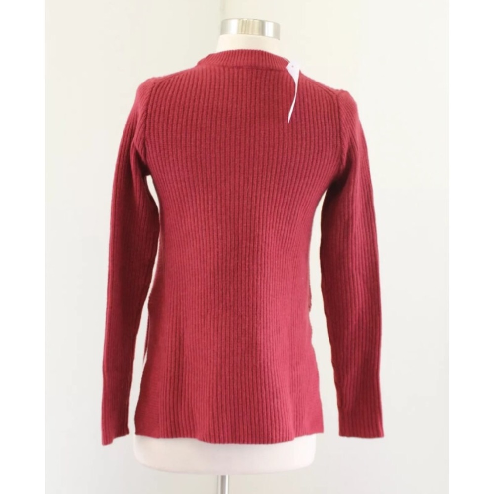 NWT Ann Taylor Rust Red Crewneck Sweater - Picture 7 of 7